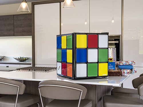 Husky HUS-HU231 Rubiks Cube Mini Fridge