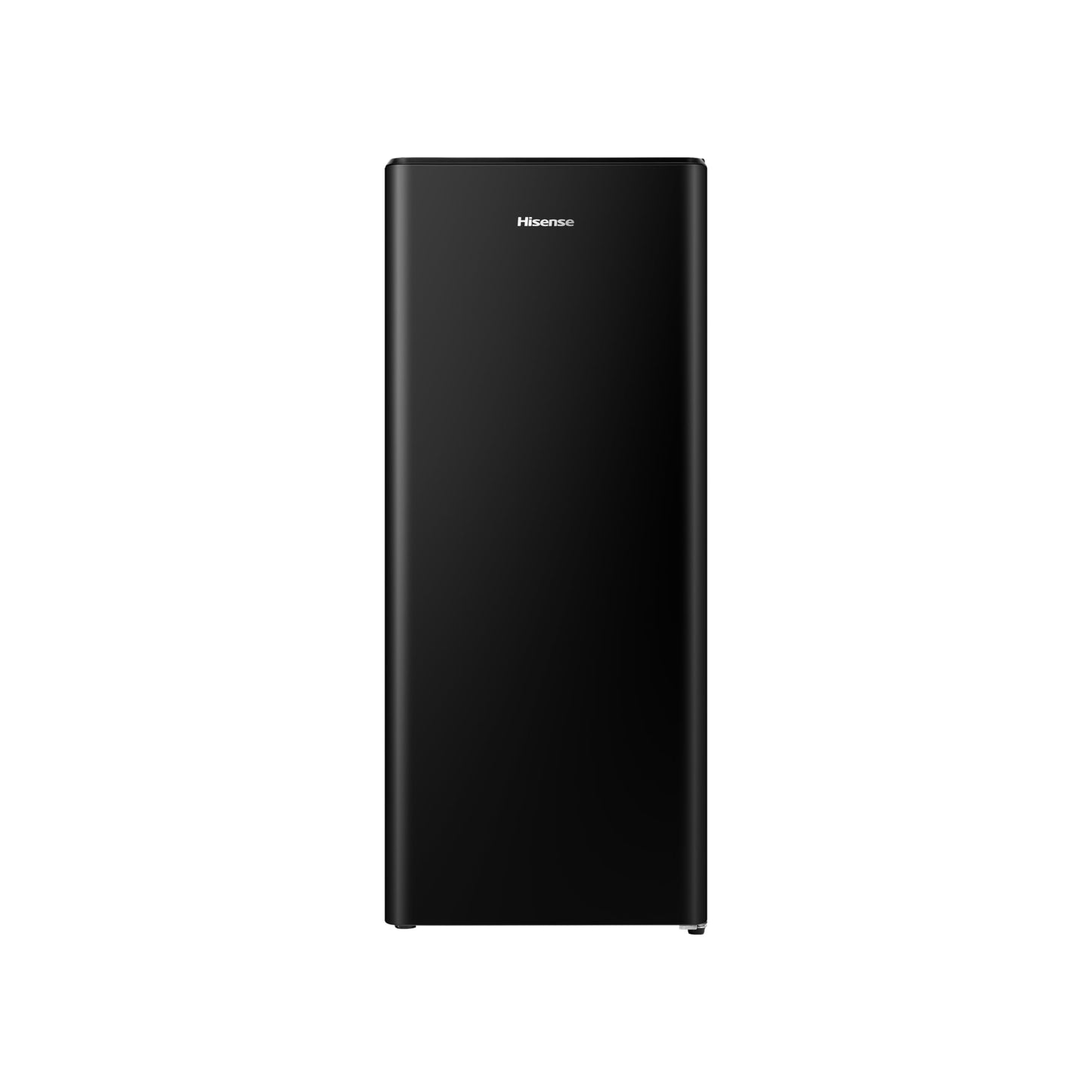 Hisense RR220D4BBE 52cm Freestanding Retro Fridge - 165-litre capacity with 4 star Ice box - Auto Defrost - Wine Rack - Black- E Rated, H128 x W51.9 x D51.3