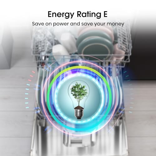 Hisense HS622E90BUK Freestanding Standard Dishwasher 85cm High - E Rated, Black, 24 x 23 x 33 inches (L x W x H) [Energy Class E]
