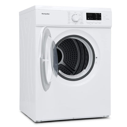 Montpellier MVSD7W Freestanding 7kg Vented Sensor Tumble Dryer - White
