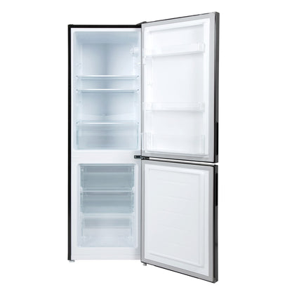 Willow WFF157B 157L Freestanding 70/30 Fridge Freezer with Adjustable Thermostat, Mark-Proof Finish, Low Frost, 2 Year Warranty - Black