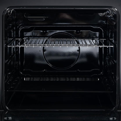 Cookology CFSP600BK/1 Freestanding Electric Single Cooker in Black - Solid Plate Top - 68 Litre Capacity - 60cm Wide - 4 Cooking Zone Hob - Analogue Dials