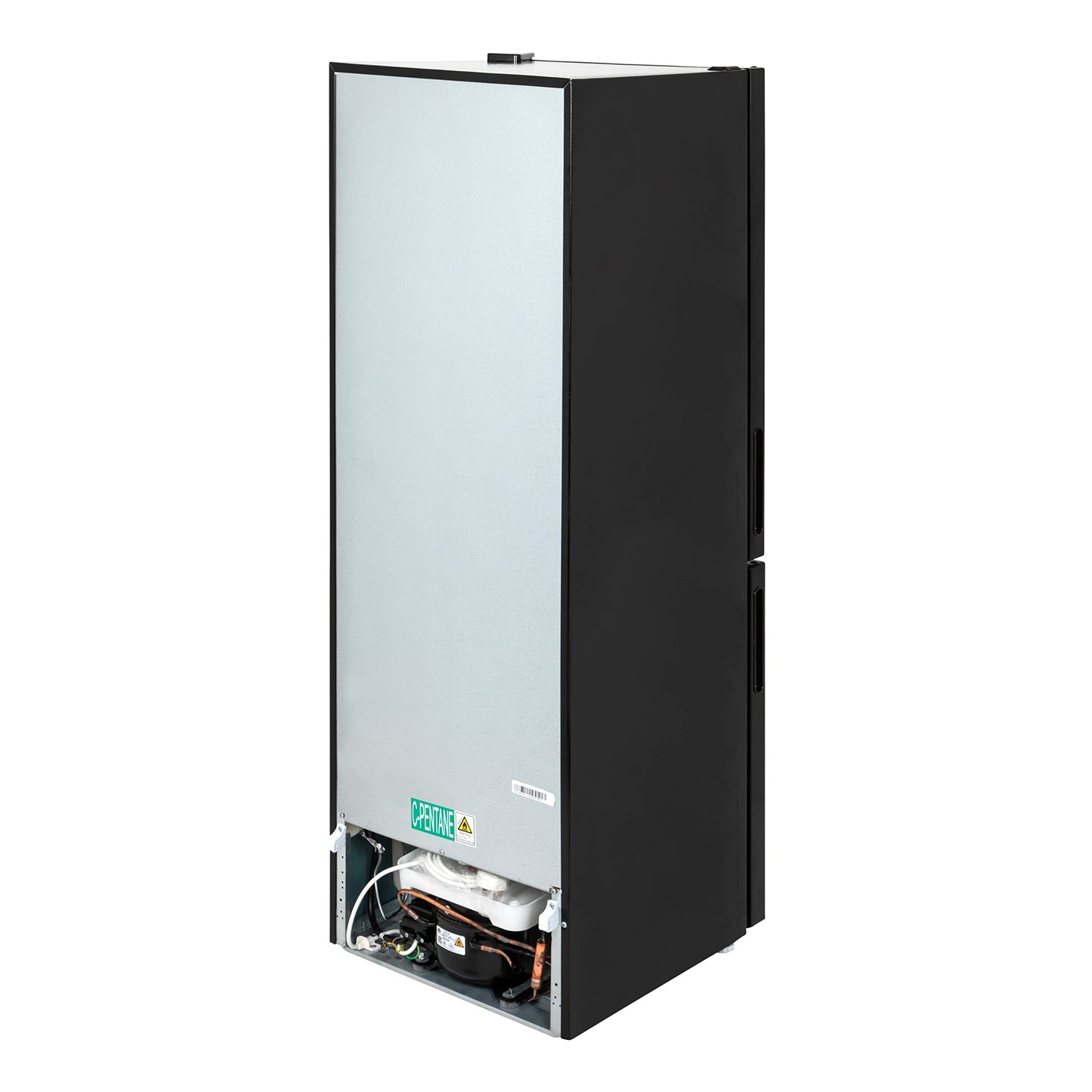 Willow WFF157B 157L Freestanding 70/30 Fridge Freezer with Adjustable Thermostat, Mark-Proof Finish, Low Frost, 2 Year Warranty - Black