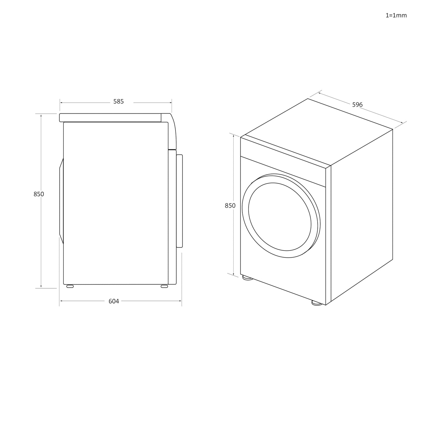 Candy CROE C9TBEB-80 Condenser Tumble Dryer, 9kg load, Black