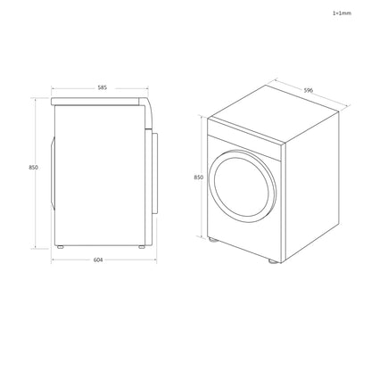 Candy CROE C9TBEB-80 Condenser Tumble Dryer, 9kg load, Black