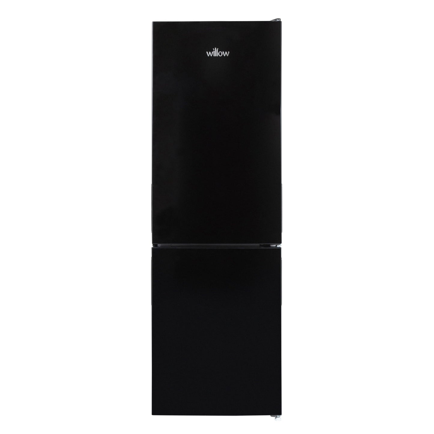 Willow WFF157B 157L Freestanding 70/30 Fridge Freezer with Adjustable Thermostat, Mark-Proof Finish, Low Frost, 2 Year Warranty - Black