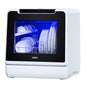 HAVA Table Top Dishwasher, New Upgraded Model Countertop Dishwasher 8 Wash Programs with Child Lock & Delayed Start Function, 5L Water Tank - No Hookup Needed