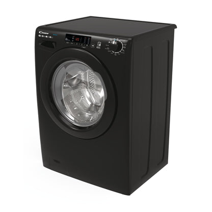 Candy CS148TWBB4/1-80 8kg Freestanding Washing Machine with 1400 rpm - Black - B Rated