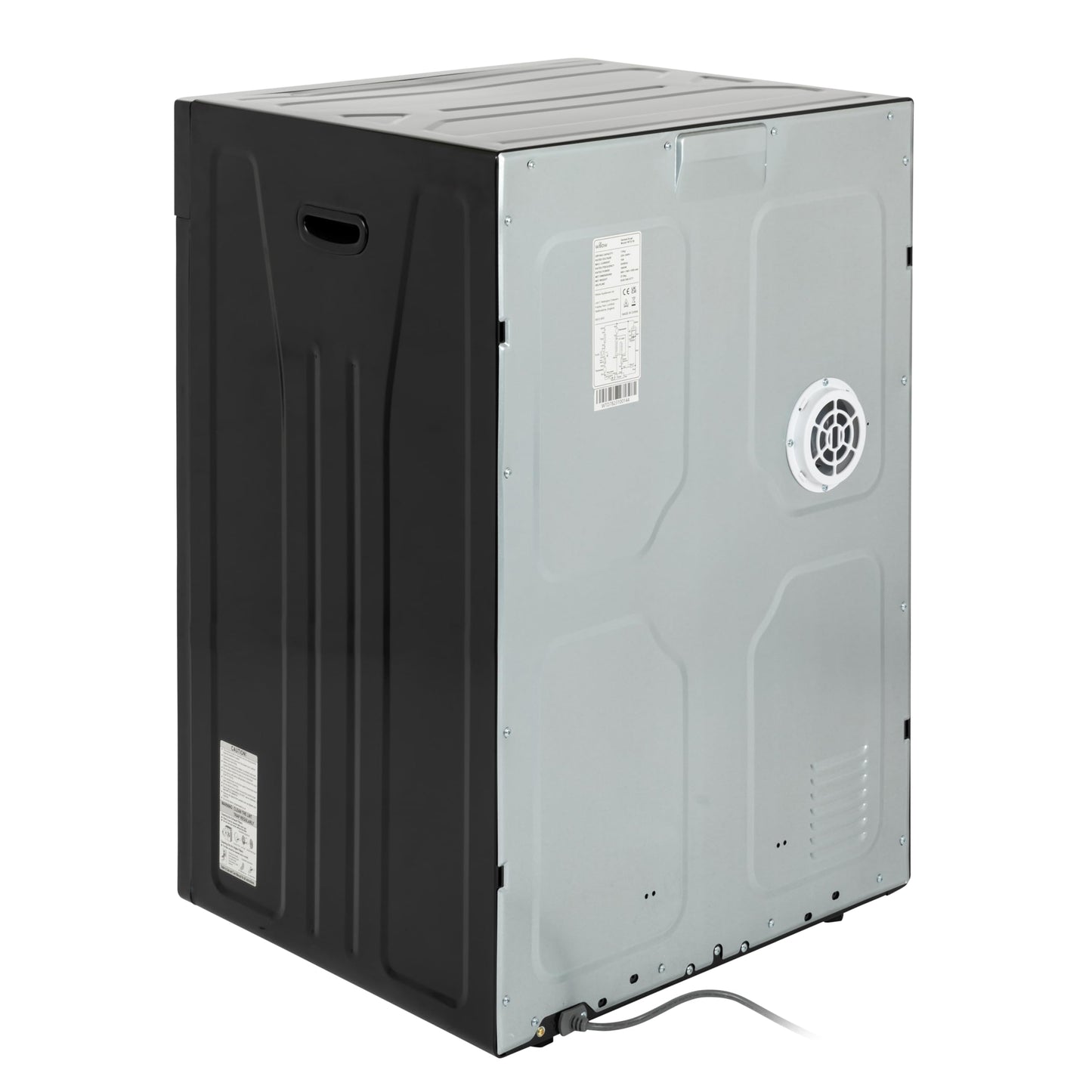 Willow WTD7B 7kg Vented Dryer, Front Loading with Child Lock, 3 Temperatures, Mehanical Controls, Crease Guard, 2 Year Warranty - Black