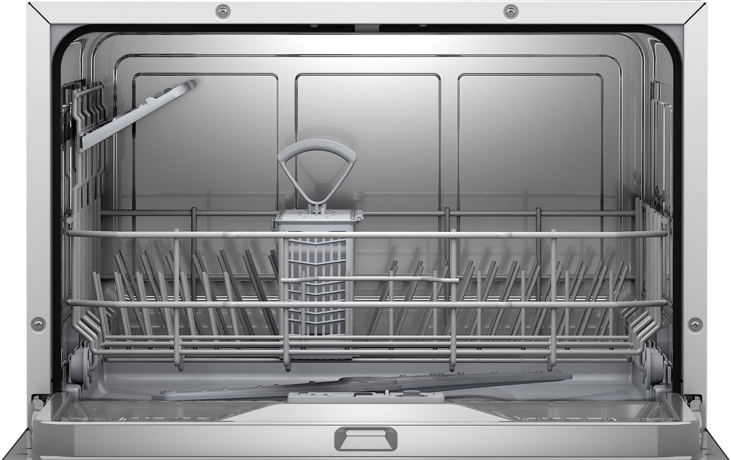 Bosch SKS62E32EU Serie 4 Freestanding Compact Dishwasher, 6 place settings, 55cm wide, White