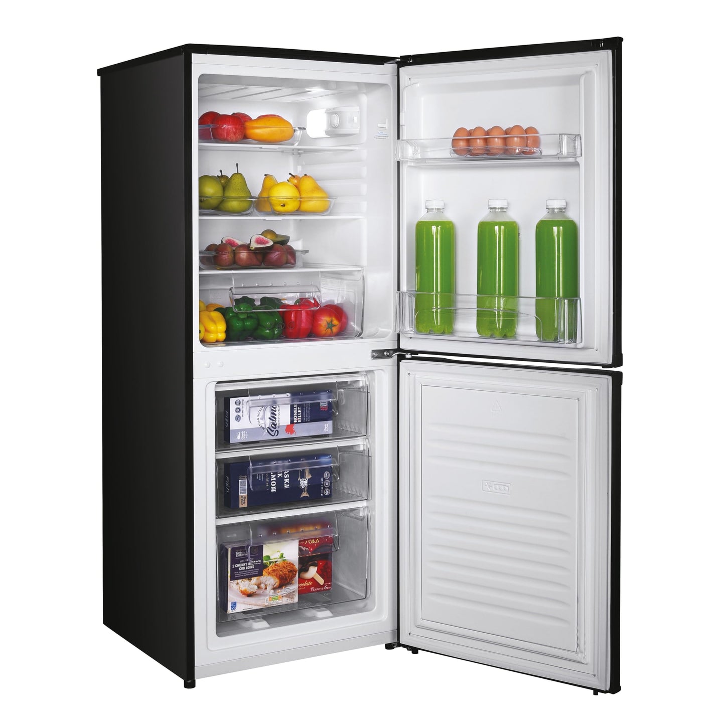 CANDY CCH1S513EBK-1 Fridge Freezer - Black - E Rated