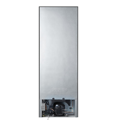 Fridgemaster MC50165EB 50cm Freestanding 60/40 Fridge Freezer - 175-litre capacity with Crisper box - Reversible Door - LED Lighting- 4 Star Freezer Rating - Black - E Rated